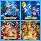 Night Light for Kids Projector, 105 Lighting+5 Films Kids Night Light Projector, Dimmable Baby Night Light Projector, 360° Slient Star Projector Lights for Bedroom, Space Gifts for Boys Room Decor