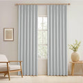 KangBang Extra Wide Pinch Pleated Blackout Curtains 84 Inch Length 2 Panels Set, Thermal Insulated Linen Curtains for Sliding Door Living Room, Farmhouse Pleat Draperies with Hooks,60x84, Light Grey