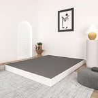 Qingzhou 5 Inch Box Spring Full Size Bed, Heavy Duty 3000 LBS Metal Bed Base with Easy Clean Fabric Cover Easy Assembly Mattress Foundation