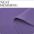 NICETOWN Lilac Purple Blackout Curtains for Bedroom (1 Pair, 42 x 63 inches), Farmhouse Thermal Insulated Room Darkening Drapes for Windows