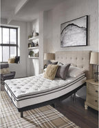 Signature Design by Ashley Queen Size Bonnell 10 Inch Firm Pillowtop Hybrid Mattress with Cooling Gel Memory Foam