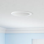 ECOELER 6 Inch Dimmable Aluminum Baffle White Trim LED Disk Light, 16.5W 5000K Daylight,1000Lm, LED Flush Mount Ceiling Fixture for Home Improved, ETL and FCC Approved