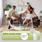 2 PCS Wall Fragrance Plug in with Night Light and Oil Diffuser Plug with Upgraded Fragrance Concentration Control, Compatible with Bath and Body Works WallFower for Home, White