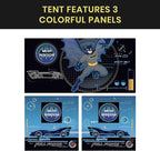 Batman Loft Bed Tent - Curtain Set for Low Twin Loft (Bed Sold Separately) by Delta Children (Pack of 10)