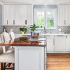 JOY DECOR 10 Pack 3-3/4 Inch Matte Black Square Cabinet Handles Stainless Steel Cabinet Hardware Pulls for Kitchen and Drawers with 6 Inch Overall Length