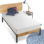 ZINUS 8 Inch Ultima Memory Foam Mattress, Twin, Fiberglass Free, Pressure Relieving, CertiPUR-US Certified, Mattress in A Box, White