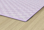 Flagship Carpets Schoolgirl Style Lavender Checkerboard Educational Area Rug for Kids Room Seating Décor, Children's Classroom, Play Carpet for Teaching and Playroom, 5' x 7'6", Purple