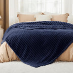 Bedsure GentleSoft Blue Full Blanket for Bed - Cozy Soft Blankets for Women, Cute Large Throws for Girls, 84x90 Inches