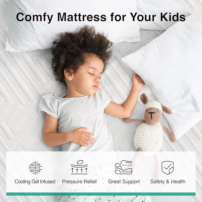 Novilla Full Mattress, 6-Inch Gel Memory Foam Mattress for Cool Night Sleep & Pressure Relief, Medium Firm Full Size in a Box, Bliss