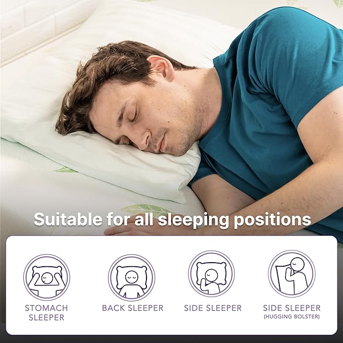 NapQueen Twin XL Size Mattress, 6 Inch Anula Green Tea Infused Memory Foam Mattress, CertiPUR-US Certified