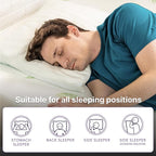 NapQueen King Size, 6 Inch Anula Green Tea Infused Memory Foam Mattress, Bed in a Box, CertiPUR-US Certified Mattress