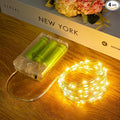 Minetom Fairy Lights Battery Operated, 4 Pack 33FT 100 LEDs Mini Powered String Lights, Waterproof Copper Wire Twinkle Mason Jar for Indoor Home Wedding Christmas Decoration, Warm White