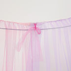 Rainbow Bed Canopy with Lights - Girls Room Bed Netting for Twin, Single, Full, Queen Size Beds - Reading Corners Room Décor
