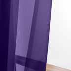 OWENIE Purple Sheer Curtains 96 Inch Length, Elegant Sheer Curtains for Bedroom, Window Voile Sheer Curtain Panels/Drapes/Treatment for Living Room, 2Pcs, Each 42" W x 96" L