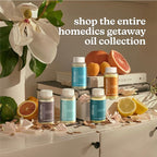 Homedics SereneScent Amalfi Bliss, Floral & Fresh Home Fragrance Oil, 120 ml, for use with Homedics SereneScent Waterless Diffuser (ARMH-970/973), Clean & Natural, up to 100% USDA Biobased