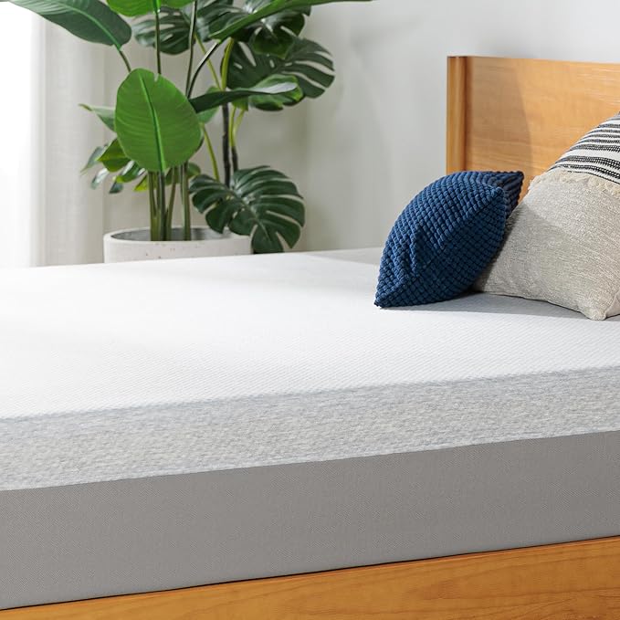 ZINUS 10 Inch Ultima Memory Foam Mattress [New Version], Twin, Fiberglass Free, Medium Firm Feel, Breathable Airflow Memory Foam, Certified Safe Foams & Fabric, Mattress in A Box