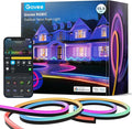 Govee Outdoor Neon Rope Lights, 65.6ft RGBIC IP67 Waterproof Outdoor Decorations with 64 Scene Modes, Music Sync, Flexible LED Outdoor Lights, Outdoor Lights Work with Alexa, Google Assistant