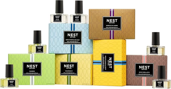 NEST New York Wall Diffuser Device - Up to 30 Days of Continuous Scent - Flame Free - Made in USA