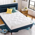 ZINUS 8 Inch Cloud Memory Foam Mattress, King, Fiberglass Free, Pressure Relieving, Mattress in A Box, CertiPUR-US Certified, White