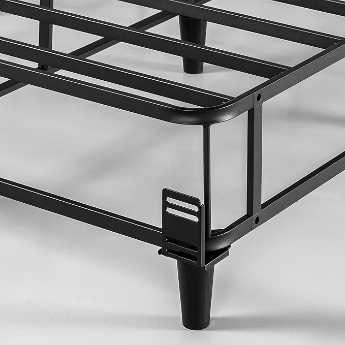 ZINUS Keenan Metal Mattress Foundation, Standing Box Spring, Headboard Brackets Included, Easy Assembly, Queen