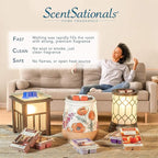 Scentsationals Day of The Dead Collection Flor De Muerto Wax Melt Warmer - Candle Wax Melter for Fragrance Cubes and Tarts