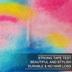 Colorful Blanket Twin Size- Premium Lightweight Anti-Static Rainbow Throw Soft Couth Sofa Cozy Warm Flannel Blankets Plush Gift for Daughter Mom, Bedroom Decor 66" x 90"(Rainbow Twin)