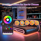 150FT LED Lights for Bedroom, RGB LED Strip Lights Music Sync Color Changing Effects, DIY Cuttable Led Light Strip with Remote and App Control Led Lights for Room Decor Aesthetic and Parties