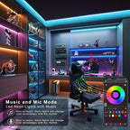 Led Lights for Bedroom 100ft Music Sync Color Changing Led Strip Lights with Remote and App Control RGB Led Light Strip for Home Party Room Decor