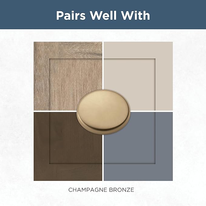 Franklin Brass Adjusta-Pull (5-Pack) Adjustable Drawer Pulls | Fits 1-3/8 to 6-5/16 Inch Hole Centers | Champagne Bronze Cabinet Handles| Francisco P44365-CZ-B