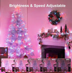 Brightown Rope Lights Outdoor, 33 FT 24 Color Changing String Lights with Remote, 100 LED String Lights Indoor Bedroom, Rope Light for Outside, Waterproof Christmas Lights for Outdoor Decoration