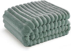 Bedsure GentleSoft Twin XL Blanket for Couch - Cozy Soft Blankets for Women, Cute Small Fleece Throws for Girls, Sage Green, 66x90 Inches