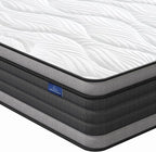 Vesgantti Full Mattress, 12 Inch Hybrid Full Size Mattress in a Box, Memory Foam and Individually Pocket Spring, Innerspring Mattress for Pressure Relief and Supportive, Medium Firm