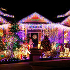 Dazzle Bright Outdoor Christmas String Lights, 1000 LED 328 FT Plug in Fairy Light with Remote Control 8 Modes & Timer, Waterproof Decoration for Home Garden Yard Xmas Wedding, Multi-Colored