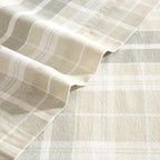 Laura Ashley - Flannel Sheets Full Size, Anti-Pilling & Wrinkle Resistant Cotton, Touchably Soft for All-Season Comfort - Bed Sheets with Matching Pillowcases & Fitted Sheet (Mulholland Plaid Green)