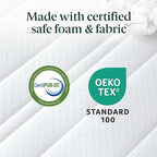 ZINUS 12 Inch Foam and Spring Hybrid Mattress [New Version], Twin, Fiberglass Free, Medium Firmness, Durable Support, Certified Safe Foams & Fabric, Mattress in A Box