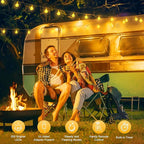 Minetom Crystal Globe String Lights Plug in - 66 ft 200 LED Globe Fairy String Lights with Remote and Timer, Waterproof for Bedroom Tent Loft Bed Window Porch Patio Wedding Holiday Decor, Warm White