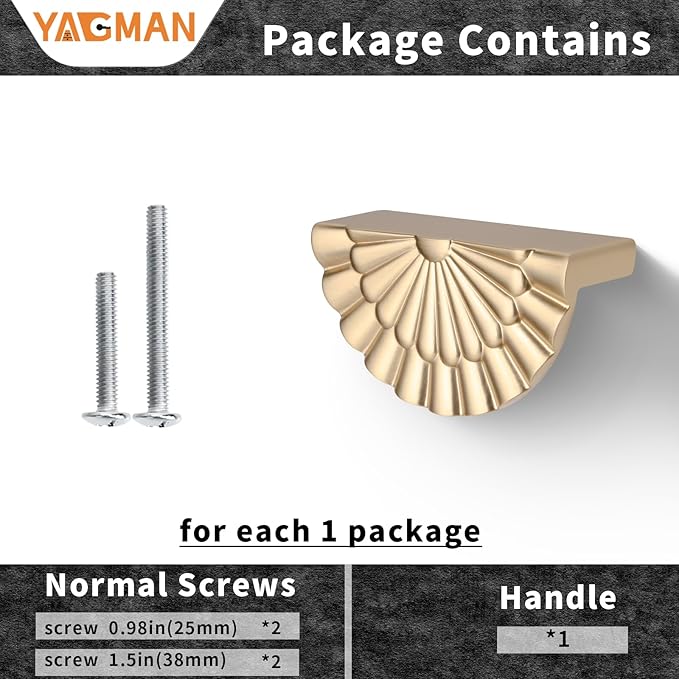 Champagne Bronze Cabinet Pulls 10 Pack 3 Inch Modern Drawer Handles Kitchen Cupboard Half Moon Bathroom Dresser Sunflower Cup Pull SH-CB76-10