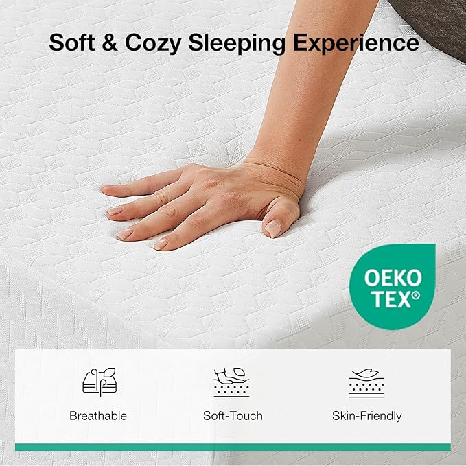 Novilla Full Mattress, 12 Inch Full Size Memory Foam Mattress with Comfort Foam for Pressure Relief & Cool Fresh Sleep,Removable Washable Cover, Medium Firm