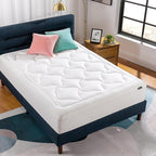 ZINUS 12 Inch Cloud Memory Foam Mattress, Queen, Fiberglass Free, Pressure Relieving, Mattress in A Box, CertiPUR-US Certified, White