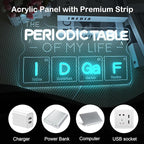 The Periodic Table of My Life Neon Sign, Dimmable Science-Themed Neon Light for Bedroom, Dorm, Geek Gifts