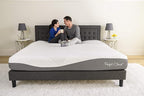 Perfect Cloud Made in The USA UltraPlush Charcoal-Infused 10 inch Memory Foam Mattress - Pressure Relieving - Bed-in-a-Box (Queen)