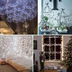 Sanniu Fairy Lights Battery Operated, 2 Packs Mini Battery Powered Copper Wire Starry String Lights for Christmas,Bedroom, Parties,Wedding,Indoor,Home Decoration (5m/16ft Cool White)