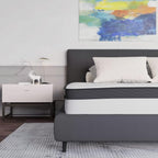 Flash Furniture Capri Comfortable Sleep 10 Inch CertiPUR-US Certified Hybrid Pocket Spring Mattress, King Mattress in a Box, White