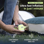 Woowind Electric Air Pump, Cordless Air Mattress Pump for Pool Floats, Swimming Rings, Air Bed, Air Sofa, Rechargeable Battery Powered