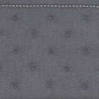 Flash Furniture Brighton Full Size Tufted Upholstered Platform Bed in Light Gray Fabric