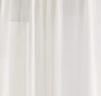 LinenZone Beige Window Scarf Valance in 216 Inch Size. Use Window Scarves as Canopy Bed or Backdrop Curtains, Curtain Scarf, or Sheer Fabric for Draping. (Amazing 55 x 216, Beige)