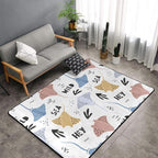 Area Rugs for Living Room Decor - Stingrays Scandinavian Style Cute Anti Slip Throw Washable Rugs 3x5 for Bedroom - Indoor Soft Carpet for Bedroom Living Room 60x39In