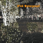 Brizled White Christmas Lights, 78.74ft 240 LED Mini String Lights Connectable, Plugin Christmas String Lights Outdoor, 8 Modes Christmas Tree Lights Waterproof for Indoor Outside Xmas Garden Decor