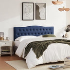 Tufted Upholstered Headboard California King Size, Sturdy and Durable Solid Wood Bed headboard, Fabric Headboard Adjustable Height from 37” to 51”, Button Diamond Design Head Board, Blue