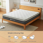 Review Queen Mattresses, 10 Inch Queen Size Mattress in a Box,Memory Foam Hybrid Mattress,with Individual Pocket Spring for Motion Isolation & Silent Sleep, Pressure Relief, Plush Firmness
